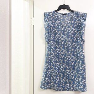 SHEIN floral print shift dress